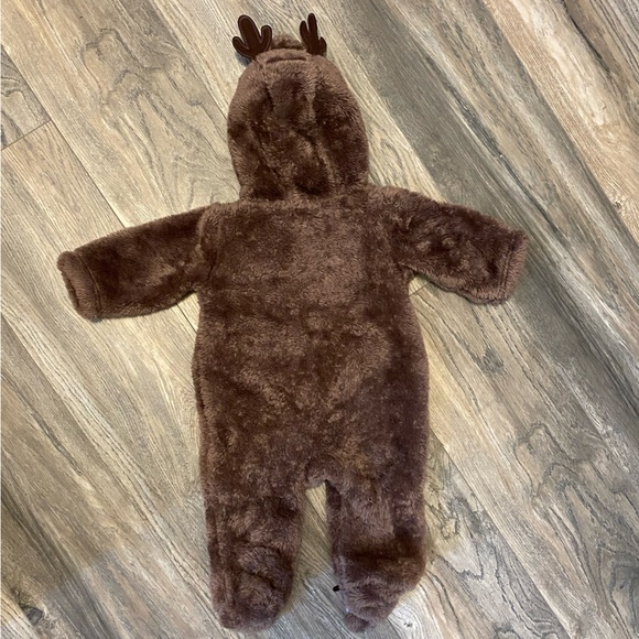 Carter’s Fuzzy Reindeer Baby Suit - Picture 2 of 4